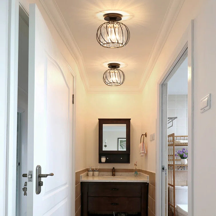 Lampă de tavan modernă decorativă în formă de cușcă