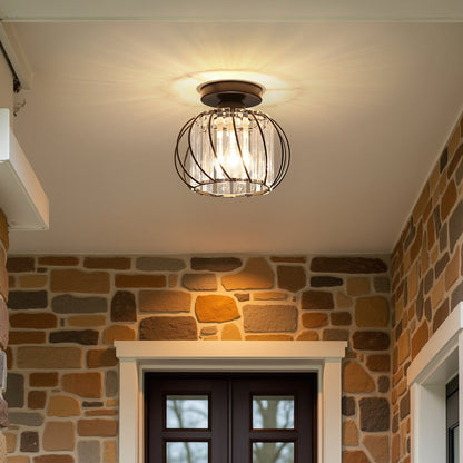 Lampă de tavan modernă decorativă în formă de cușcă