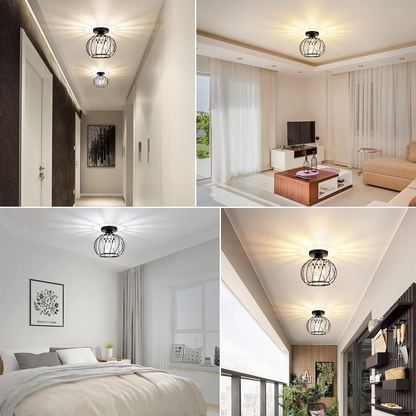 Lampă de tavan modernă decorativă în formă de cușcă
