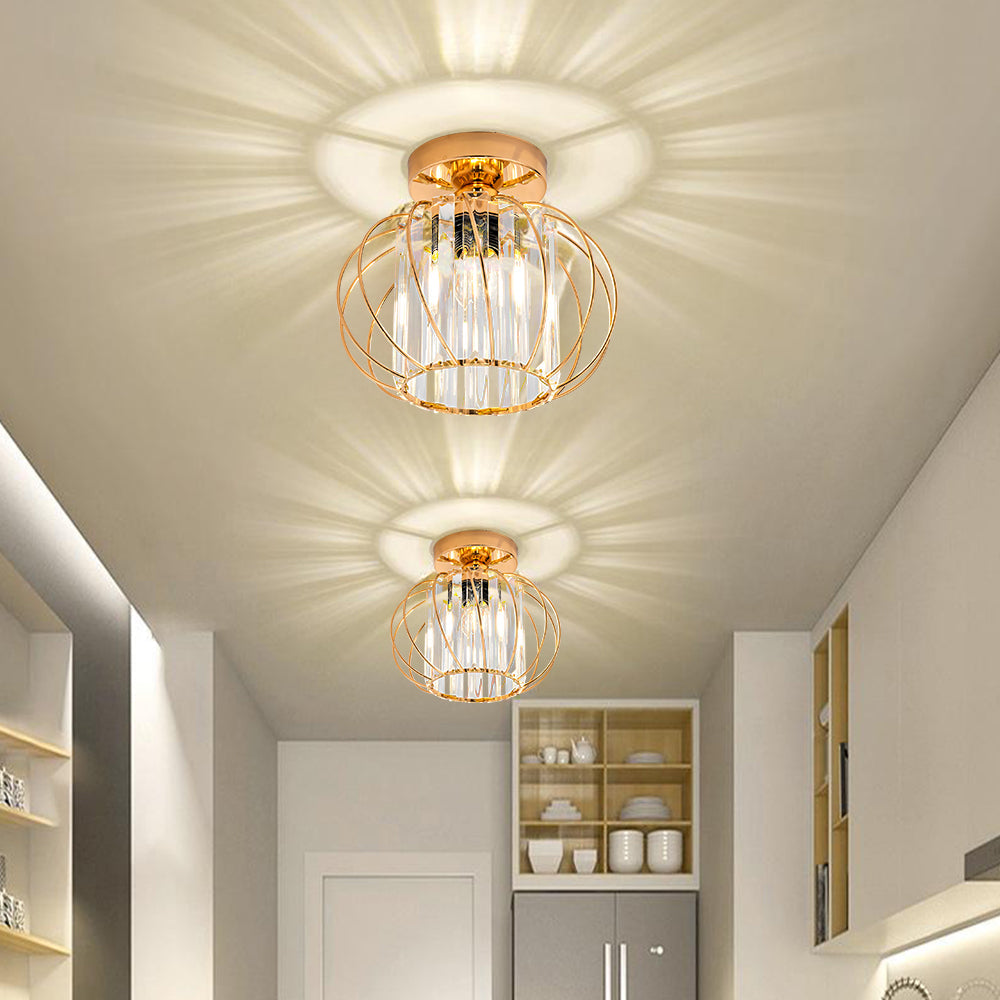 Lampă de tavan modernă decorativă în formă de cușcă