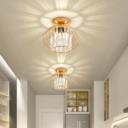 Lampă de tavan modernă decorativă în formă de cușcă