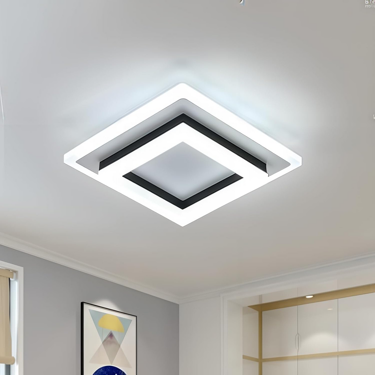 Nowoczesna Lampa Sufitowa LED Kwadratowy