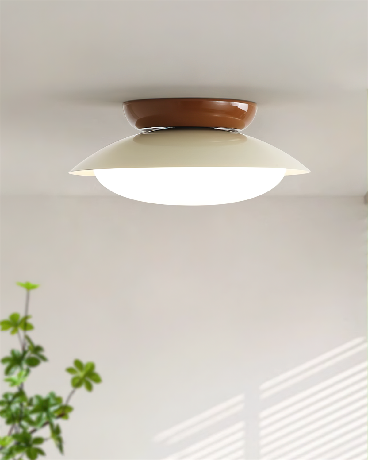 Nowoczesna Lampa Sufitowa LED Półplafon