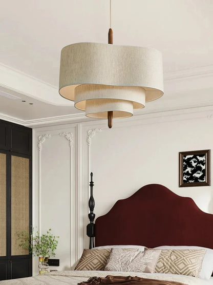 Nowoczesna Lampa Wisząca Z Abażurem Warstwowym