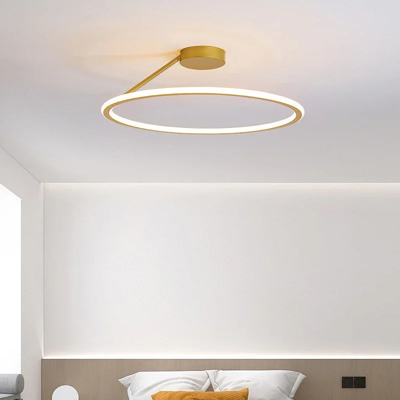 Nowoczesna Okrągła Lampa Sufitowa LED  Z Regulacją Barwy