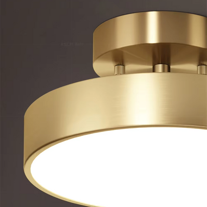 Nowoczesna Regulowana Okrągła Lampa Sufitowa LED