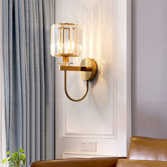 Aplică modernă de perete cilindrică, lampă decorativă