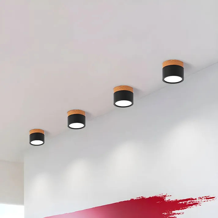 Okrągła Lampa Sufitowa Natynkowa