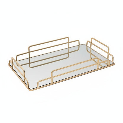 Rectangular Gold Table Tray