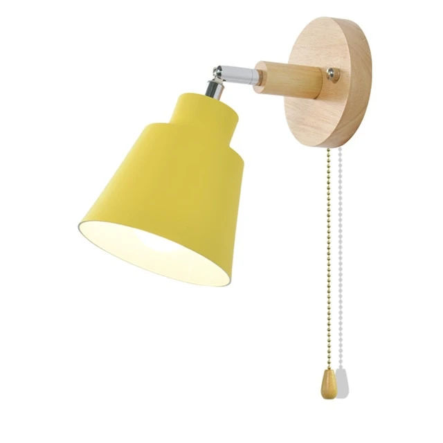 Regulowana Lampa Ścienna Z Łańcuszkowym Włącznikiem Do Sypialni Do Salonu