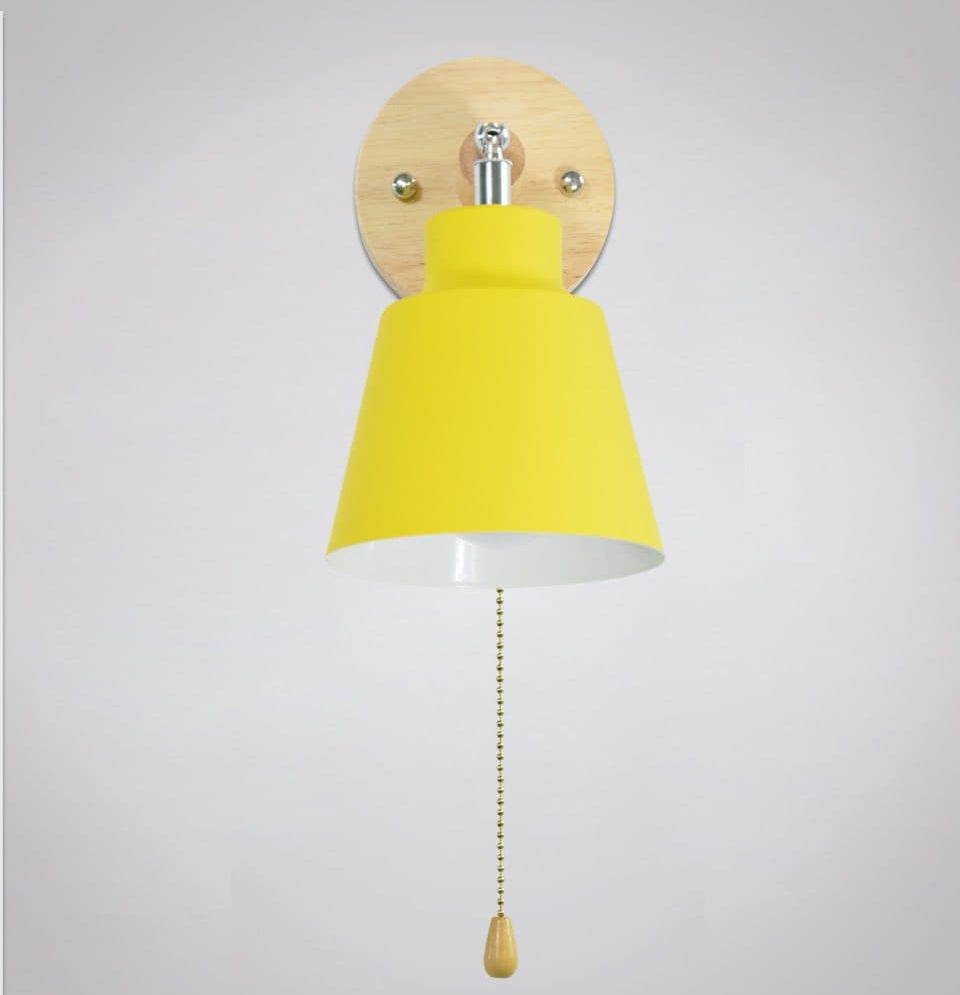 Regulowana Lampa Ścienna Z Łańcuszkowym Włącznikiem Do Sypialni Do Salonu