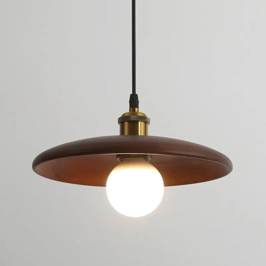 Skandynawska Lampa Wisząca Talerzowa LED Nowoczesne Oświetlenie