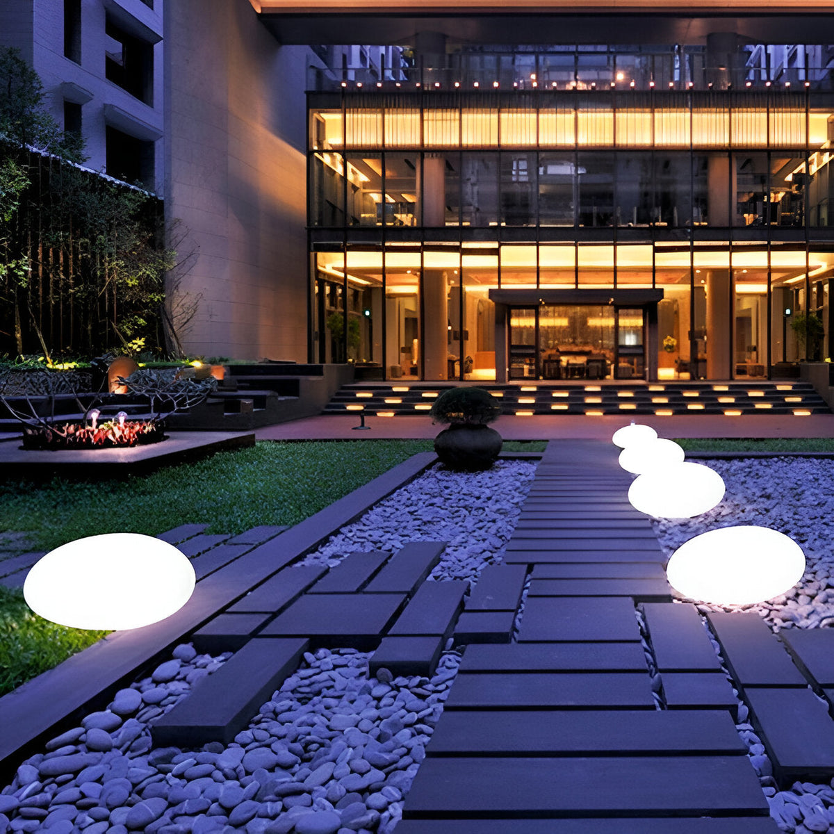 Lampă solară de grădină cu LED, în formă de piatră, iluminat decorativ