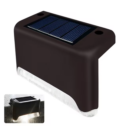 Solarne Oświetlenie Ścieżki I Schodów LED Wodoodporne Lampy Ogrodowe