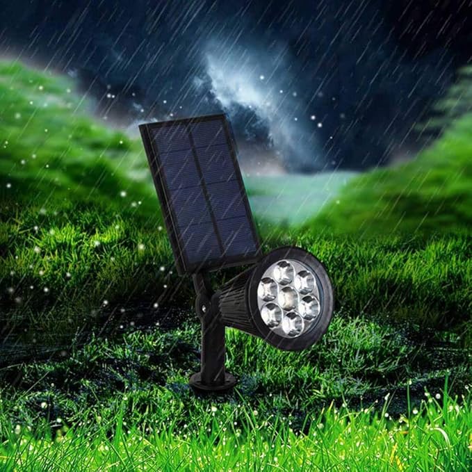 Solarne Reflektory Ogrodowe LED Z Regulacją Kąta Świecenia Zestaw 2 Sztuki