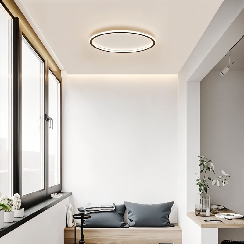 Ultratenká kulatá stropní LED lampa, moderní osvětlení