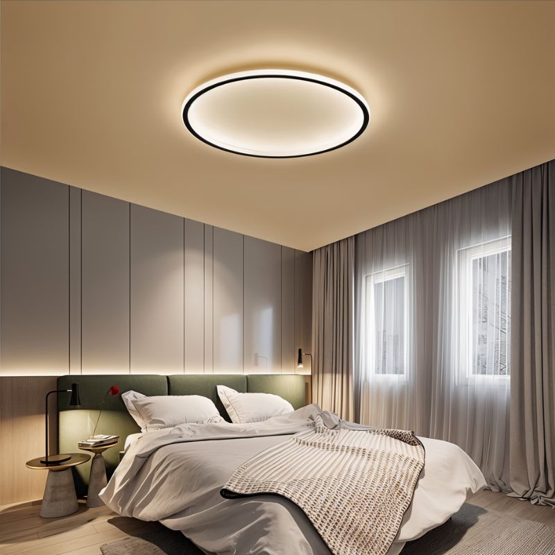 Ultratenká kulatá stropní LED lampa, moderní osvětlení