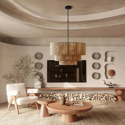 Víceúrovňová závěsná lampa Boho