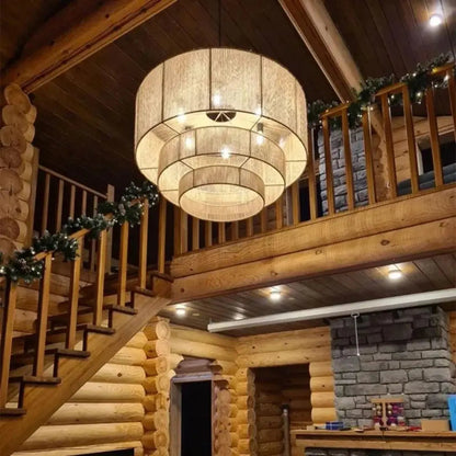 Víceúrovňová závěsná lampa Boho