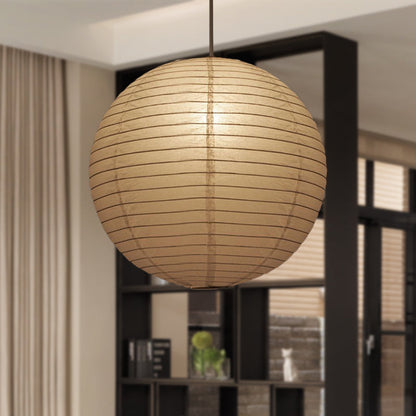 Wisząca Lampa Okrągła Japoński Lampion Dekoracyjny