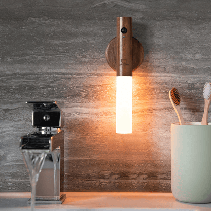 Sada 2 moderních bezdrátových nástěnných LED lamp s pohybovým senzorem