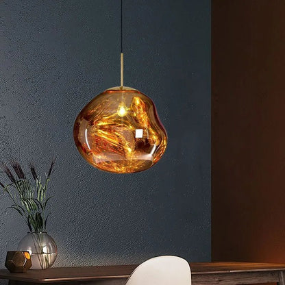 Akrylowa Lampa Wisząca 4 Kolory Organiczna Forma View 11