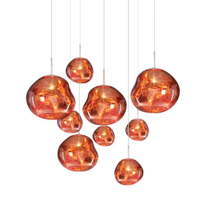 Akrylowa Lampa Wisząca 4 Kolory Organiczna Forma View 13