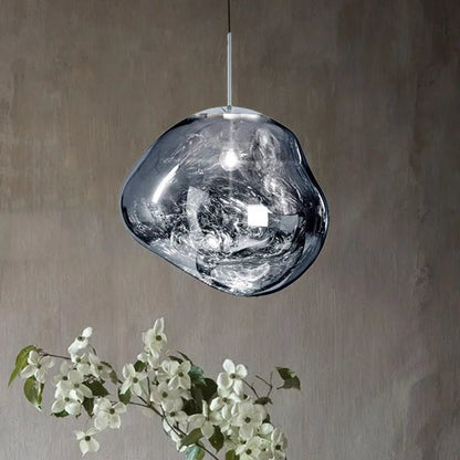 Akrylowa Lampa Wisząca 4 Kolory Organiczna Forma View 14