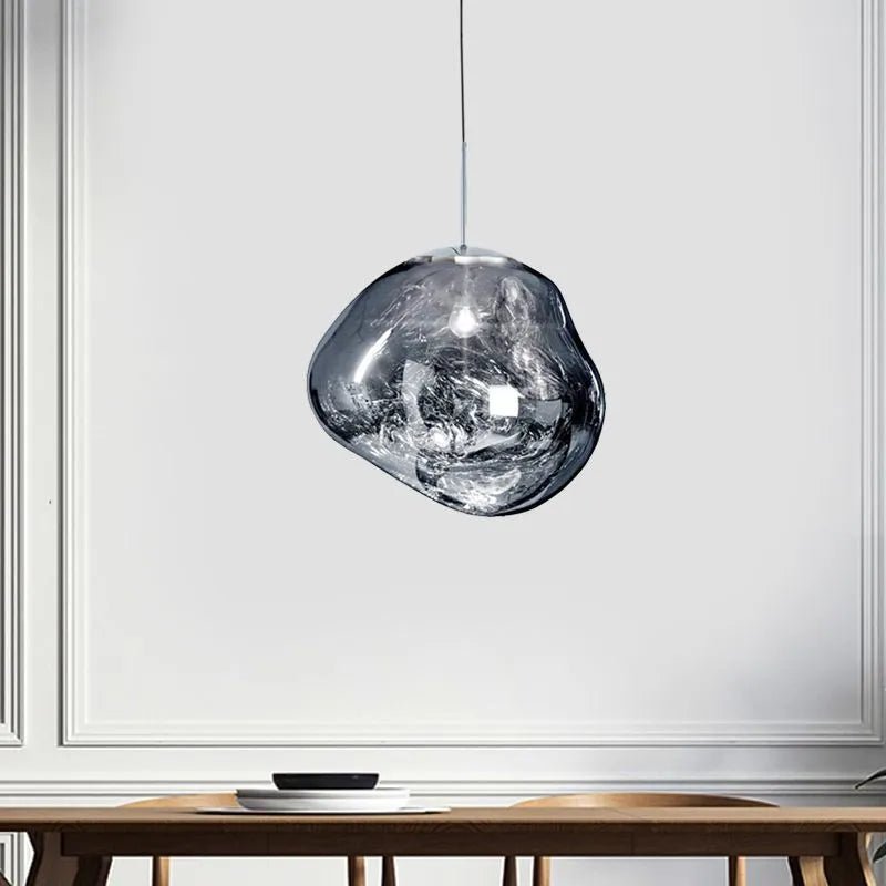 Akrylowa Lampa Wisząca 4 Kolory Organiczna Forma View 16