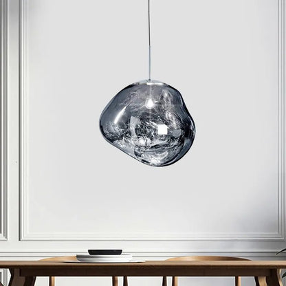 Akrylowa Lampa Wisząca 4 Kolory Organiczna Forma View 16
