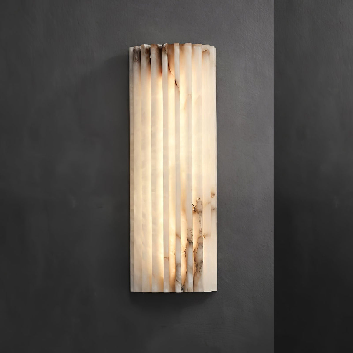 Alabastrowa Lampa Ścienna LED Ściemnialna View 14