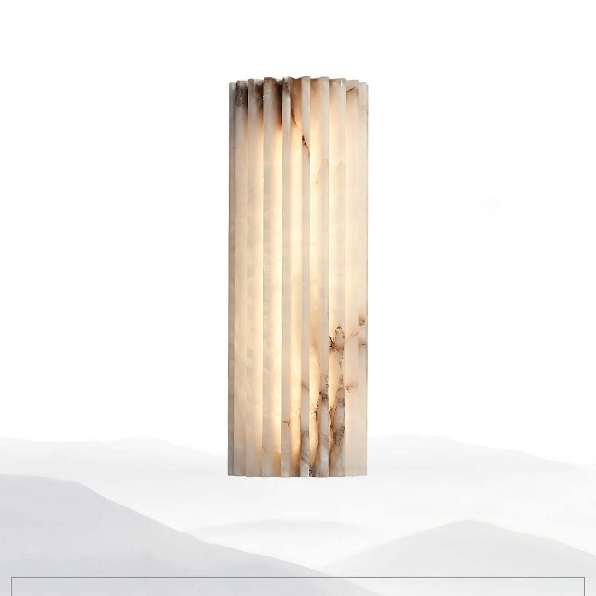 Alabastrowa Lampa Ścienna LED Ściemnialna View 15