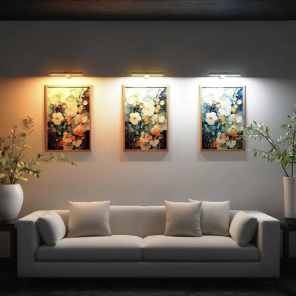Bezprzewodowa Lampa Ścienna LED do Oświetlenia Obrazów View 14