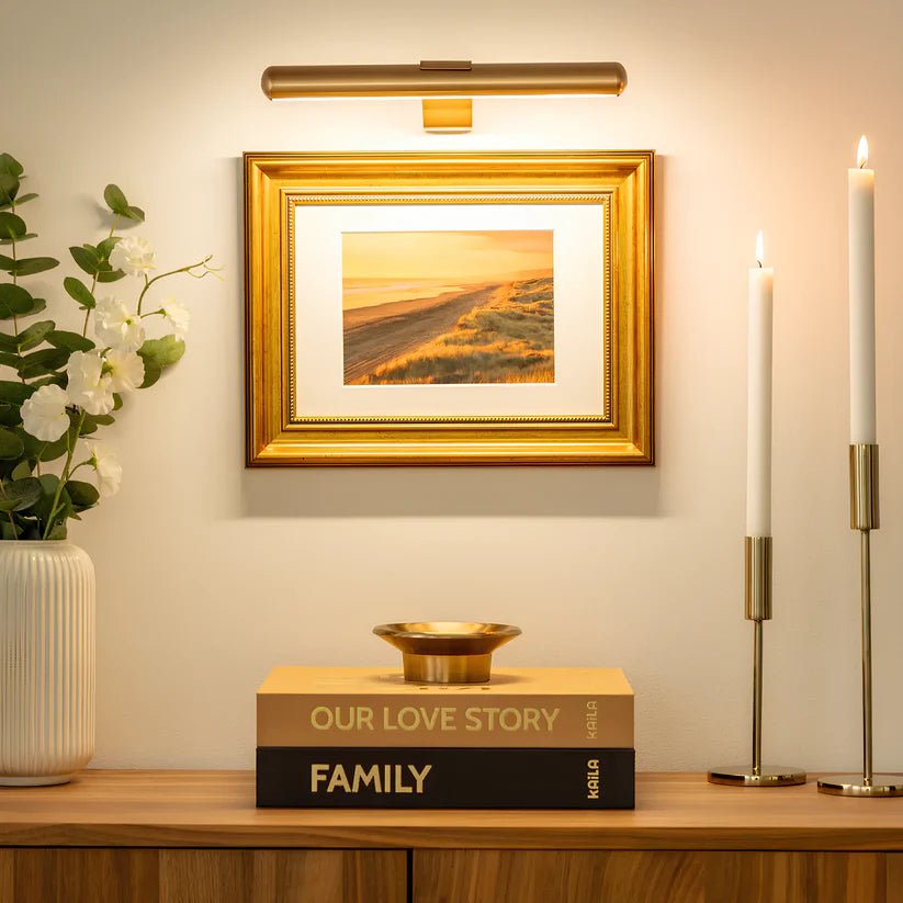 Bezprzewodowa Lampa Ścienna LED do Oświetlenia Obrazów View 15