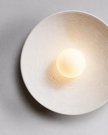 Minimalistyczna Okrągła Lampa Ścienna Kinkiet Organiczny LED