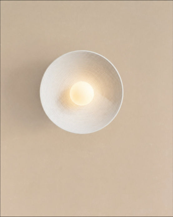 Minimalistyczna Okrągła Lampa Ścienna Kinkiet Organiczny LED