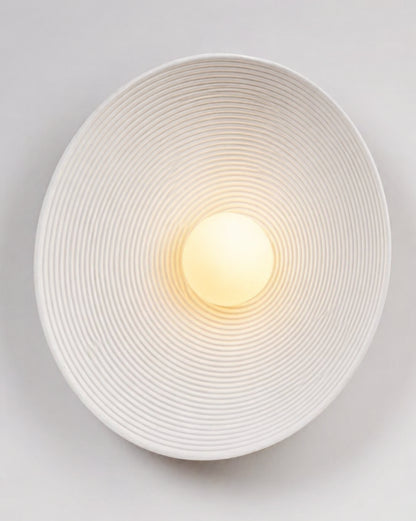 Minimalistyczna Okrągła Lampa Ścienna Kinkiet Organiczny LED
