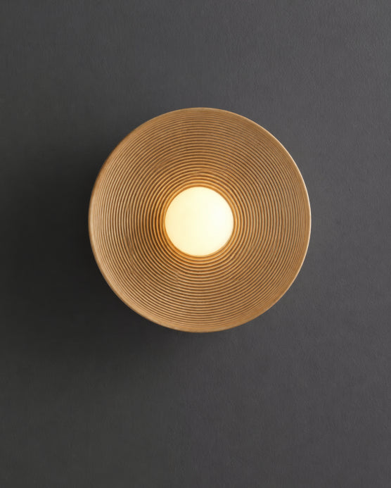 Minimalistyczna Okrągła Lampa Ścienna Kinkiet Organiczny LED