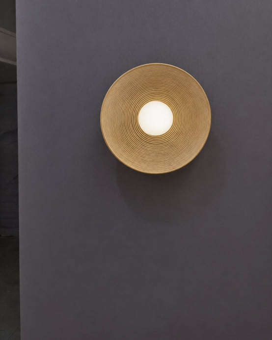 Minimalistyczna Okrągła Lampa Ścienna Kinkiet Organiczny LED