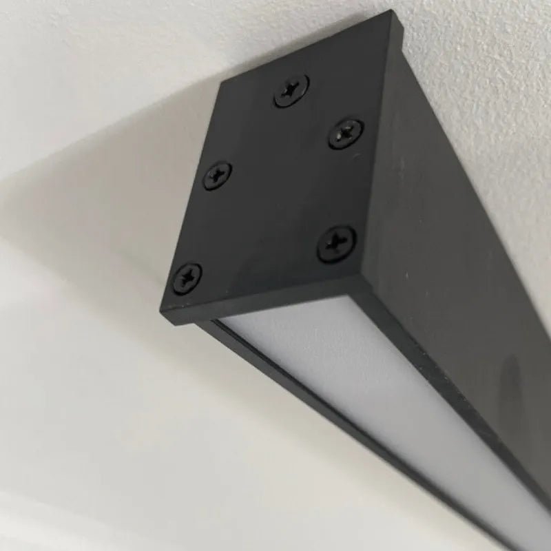 Czarna Liniowa Lampa Sufitowa i Ścienna LED Ściemnialna Full