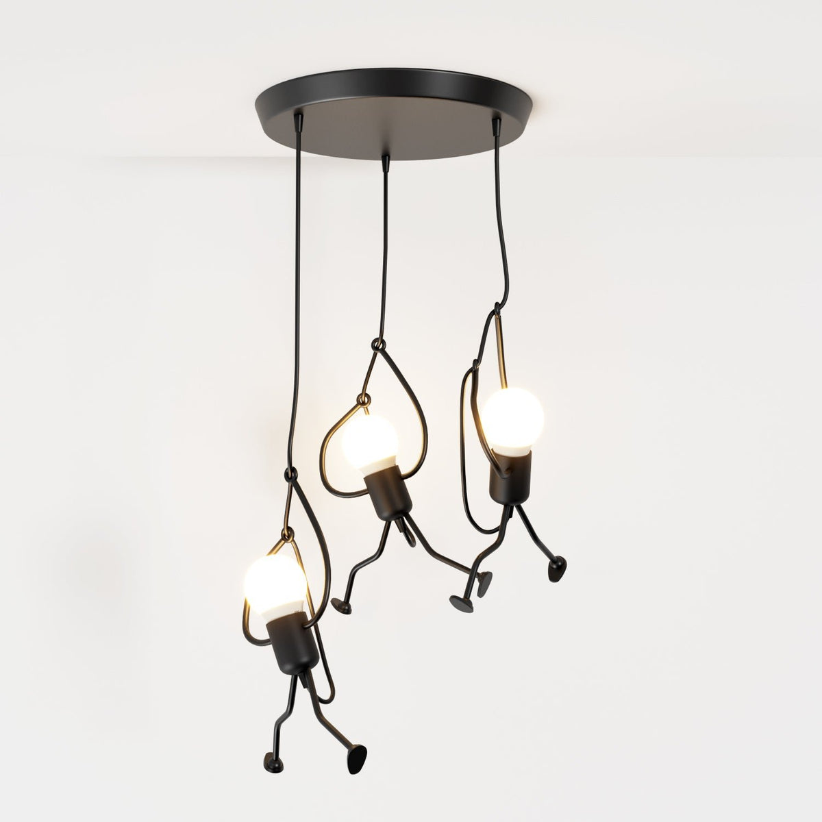 Industrialna Metalowa Lampa Wisząca Zwisająca Czarna Matowa View 11