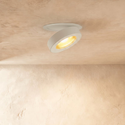 Industrialne Aluminiowe Oczko Sufitowe LED Obrotowe Back