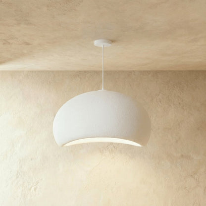 Japońska Lampa Wisząca Ręcznie Robiona Klosz Chmura Angle