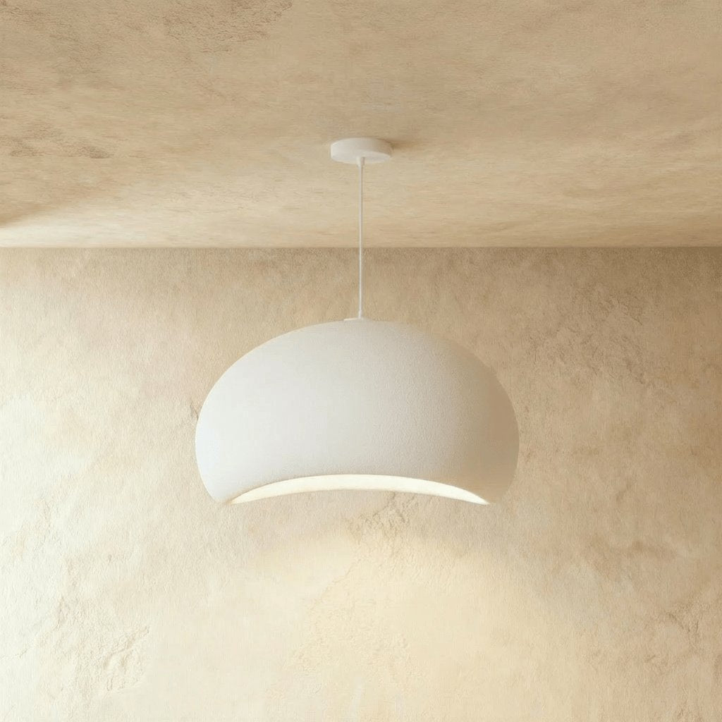 Japońska Lampa Wisząca Ręcznie Robiona Klosz Chmura Back
