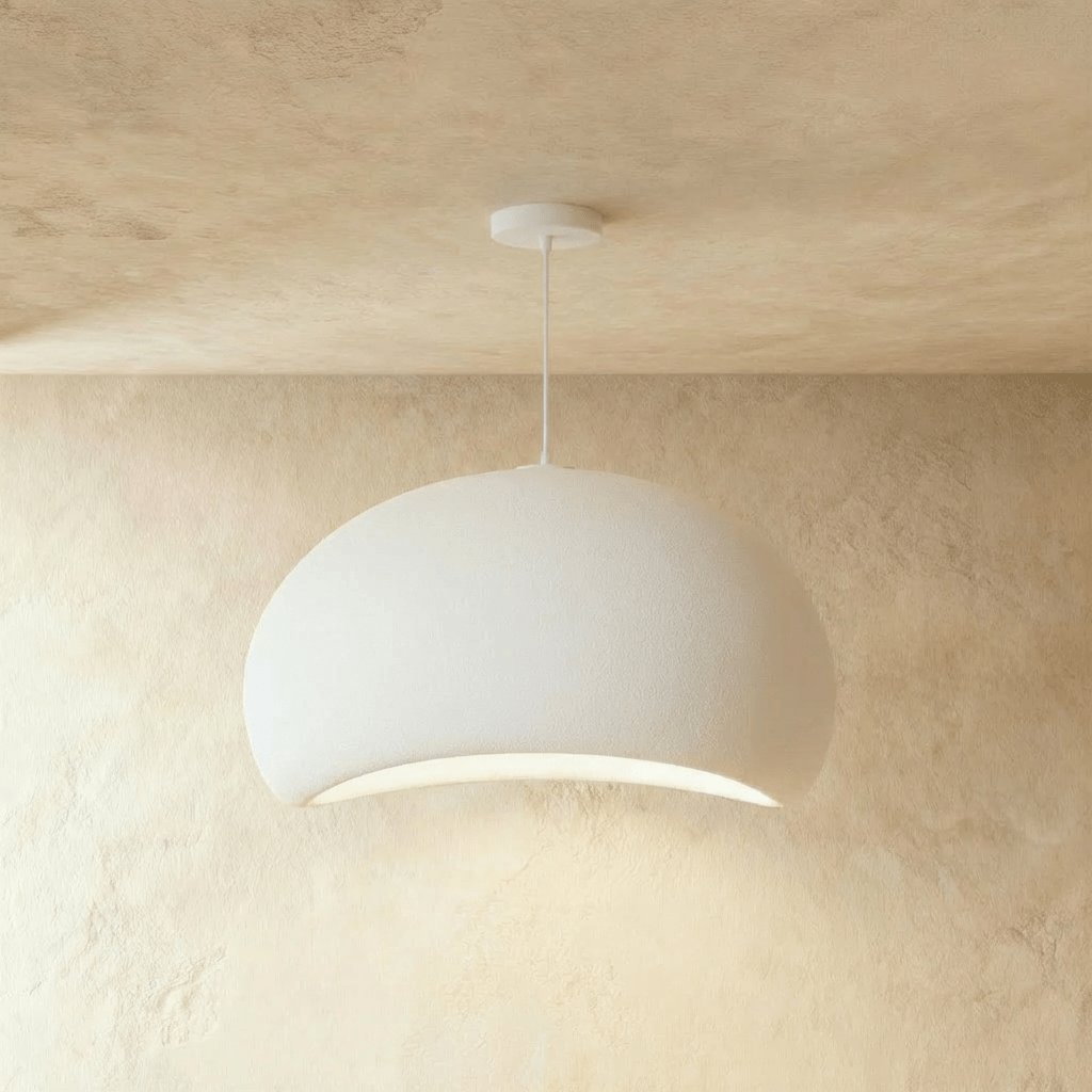 Japońska Lampa Wisząca Ręcznie Robiona Klosz Chmura View 11