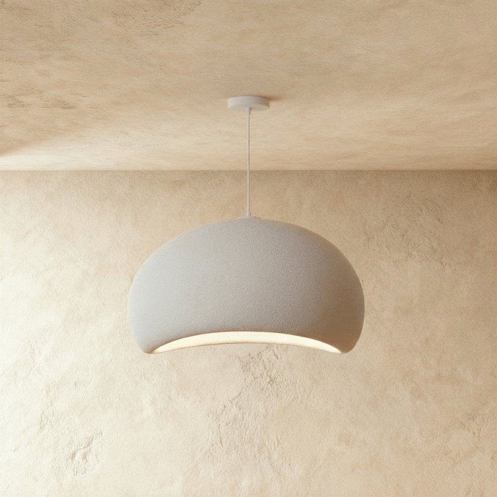 Japońska Lampa Wisząca Ręcznie Robiona Klosz Chmura View 13