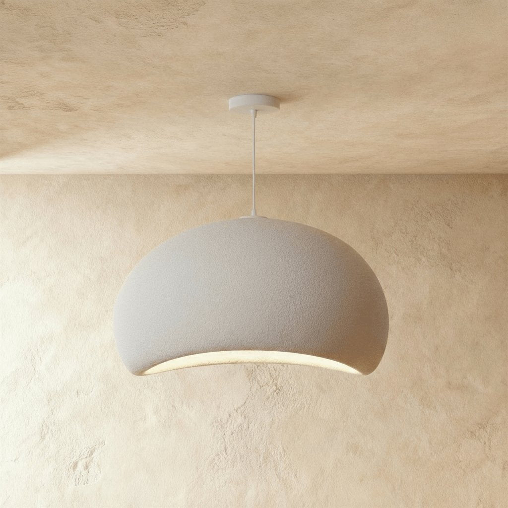 Japońska Lampa Wisząca Ręcznie Robiona Klosz Chmura View 15