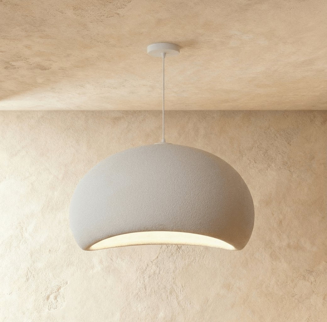 Japońska Lampa Wisząca Ręcznie Robiona Klosz Chmura View 16