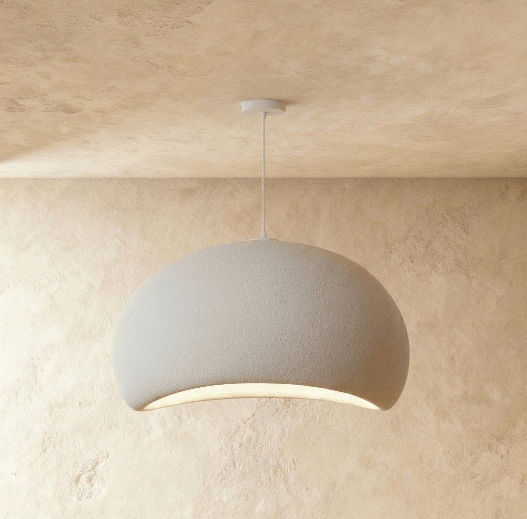 Japońska Lampa Wisząca Ręcznie Robiona Klosz Chmura View 17