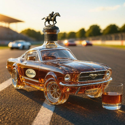 Karafka do whisky w kształcie samochodu Mustang do domowego baru Hero